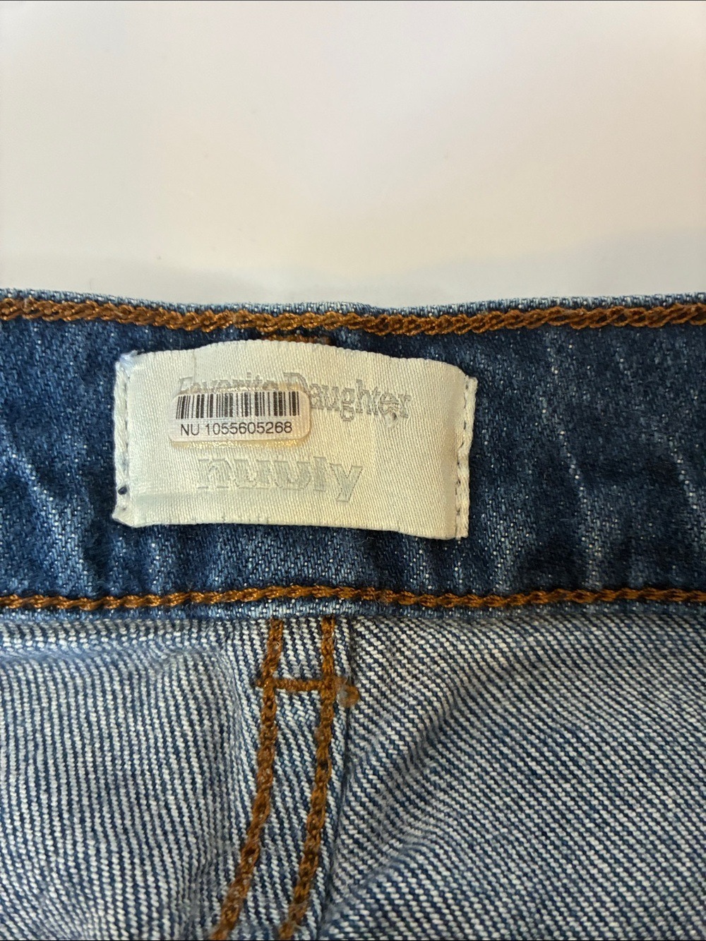 Favorite Daughter Jordie Jeans Super High Rise Wide Leg Dark Denim Wash 30 - Picture 9 of 12